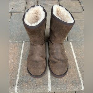 UGG Chocolate Brown Sheepskin Boots